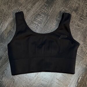 Pursue Fitness Black Performance Sports Bra